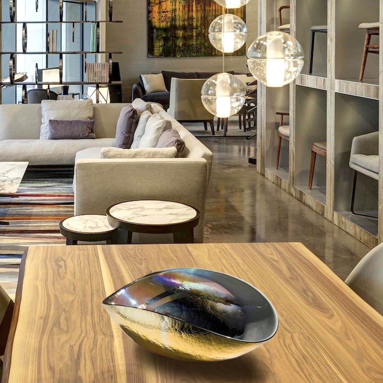 Decorative glass plates: Ideas for your home design